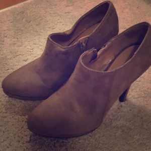 Merona suede booties